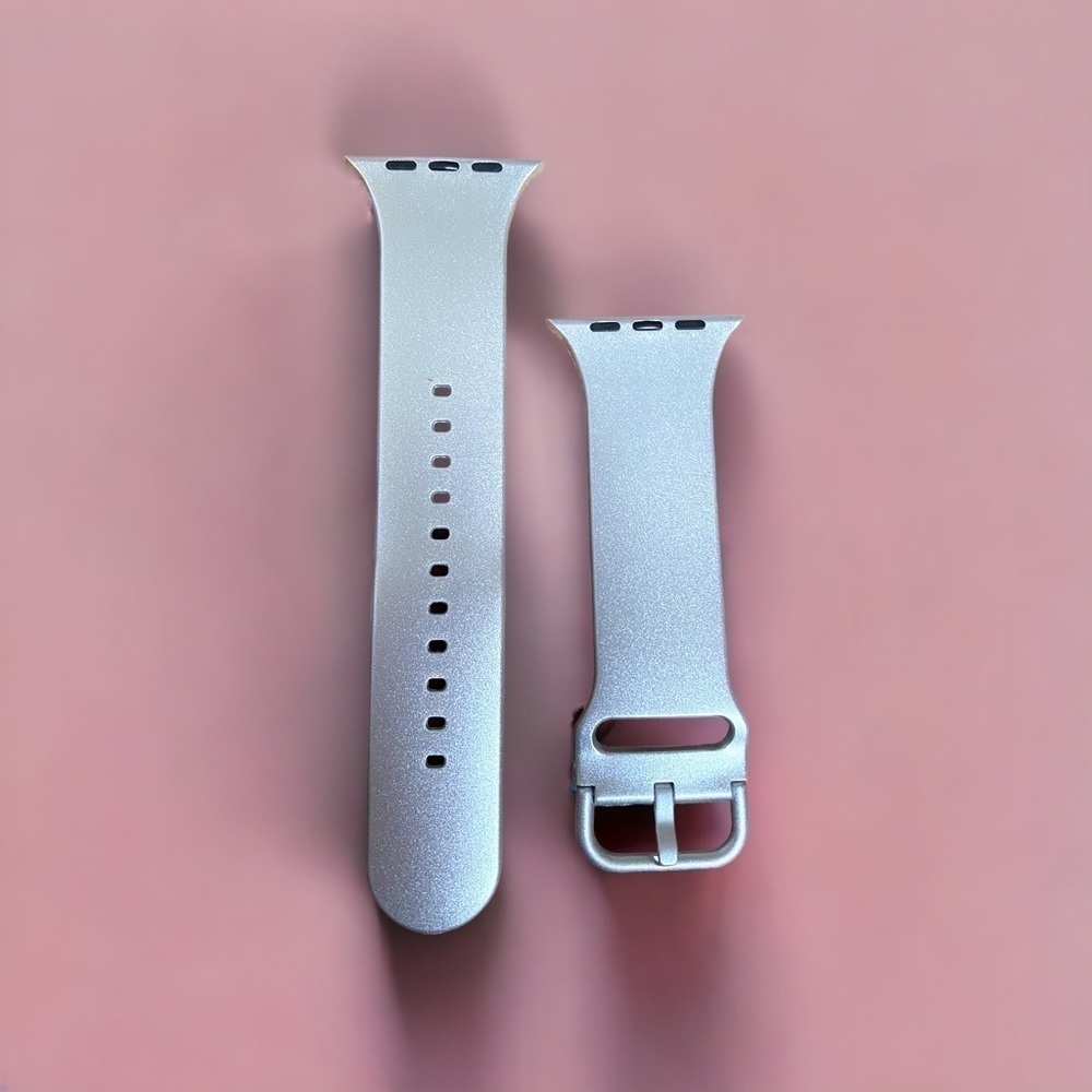 SilverApple Watch Band